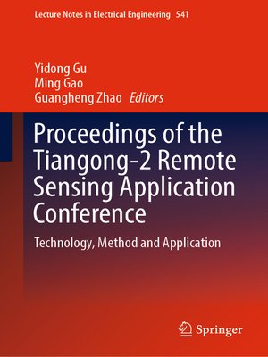 cover image of Proceedings of the Tiangong-2 Remote Sensing Application Conference